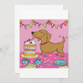 partijhond kaart (Voorkant / Achterkant)