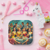  partijillustratie papieren bordje (Feest)