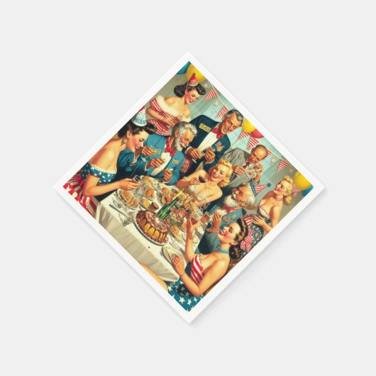  partijillustratie servet (Hoek)