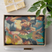 partijillustratie tissuepapier (Geschenk)