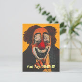 PARTIJINVITATIE GESLOTEN ~ EENVOUDIG AAN TE PASSEN KAART (Staand voorkant)