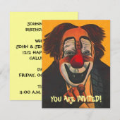 PARTIJINVITATIE GESLOTEN ~ EENVOUDIG AAN TE PASSEN KAART (Voorkant / Achterkant)