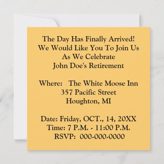 PARTIJINVITATIEMOTOR LOCOMOTIEVE MOTOR KAART (Achterkant)