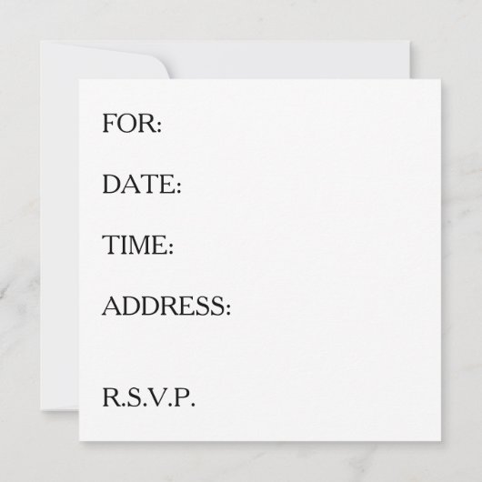 PARTIJINVITATIES, TEQUILA IS KAPER DAN THERAPIE KAART (Achterkant)