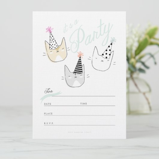 partijkat kaart (Staand voorkant)