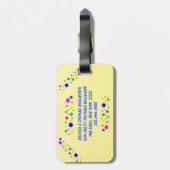 partijkleuren bagagelabel (Achterkant verticaal)