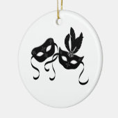 partijmaskers keramisch ornament (Links)