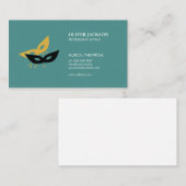 Partijmaskers Pictogram Groen Visitekaartje (Voorkant / Achterkant)