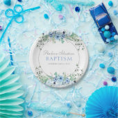 partijmateriaal baptisme Baby Boy Papieren Bordje (Feest)