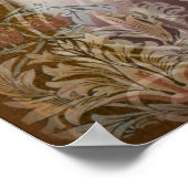  partijmeisje over Victoriaans Poster in de bosbou (Hoek)