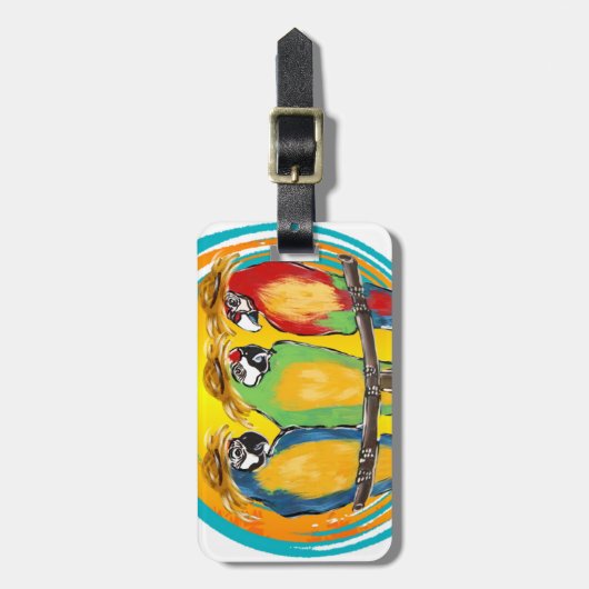 PARTIJPARTNERS BAGAGELABEL (Voorkant verticaal)