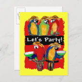 PARTIJPARTNERS UITNODIGING BRIEFKAART (Voorkant / Achterkant)