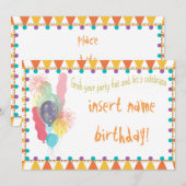 partijpet kaart (Voorkant / Achterkant)