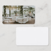 partijplanner visitekaartje (Voorkant / Achterkant)