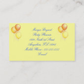 PARTIJPLANNER-VISITEKAARTJES VISITEKAARTJE (Achterkant)