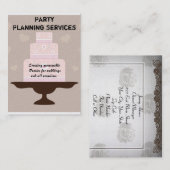 partijplanning visitekaartje (Voorkant / Achterkant)