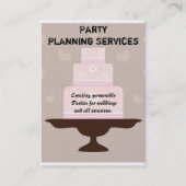 partijplanning visitekaartje (Voorkant)