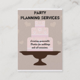 partijplanning visitekaartje