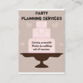 partijplanning visitekaartje (Voorkant)