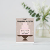 partijplanning visitekaartje (Staand voorkant)