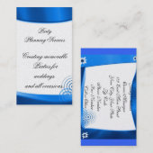 partijplanning visitekaartje (Voorkant / Achterkant)