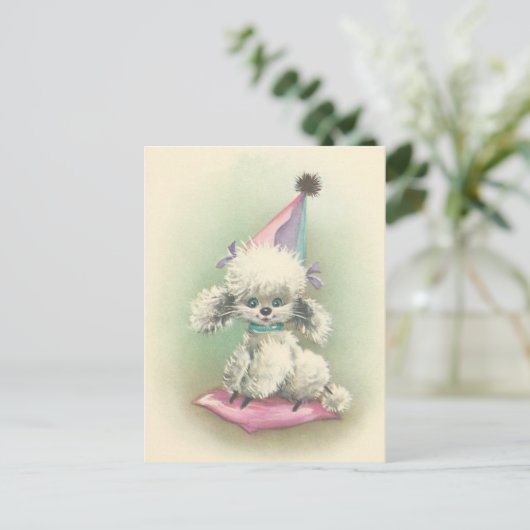  partijpoel uitnodiging briefkaart (Staand voorkant)