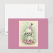  partijpoel uitnodiging briefkaart (Voorkant / Achterkant)