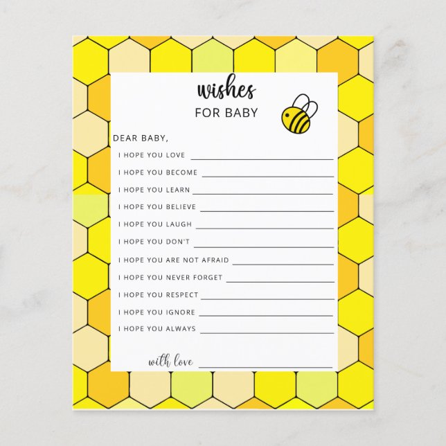 partijspel | wensen voor baby (Voorkant)