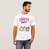 partijthema t-shirt (Voorkant volledig)
