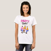 partijthema t-shirt (Voorkant volledig)