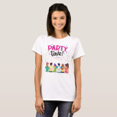 partijthema t-shirt (Voorkant volledig)