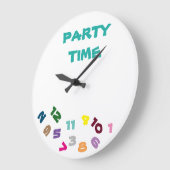 ****PARTIJTIJD***" MET DEZE KOOLSTOF GROTE KLOK (Hoek)