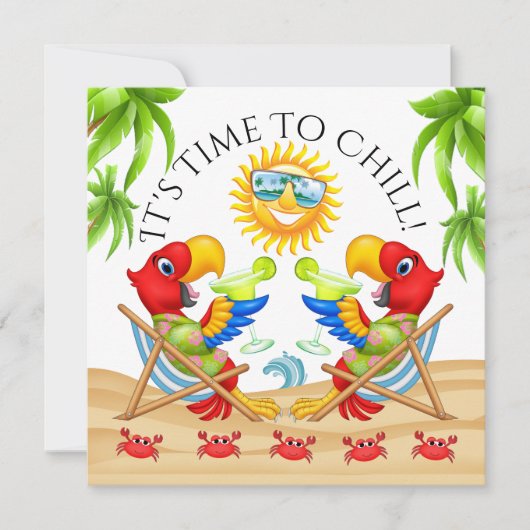 PARTIJTIJD Uitnodiging (Voorkant)