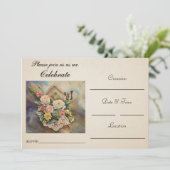 partijuitnodiging aankondiging (Staand voorkant)