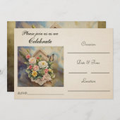 partijuitnodiging aankondiging (Voorkant / Achterkant)