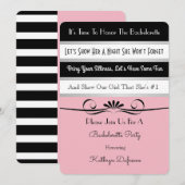 partijuitnodiging "Bachelorette Poem" Kaart (Voorkant / Achterkant)