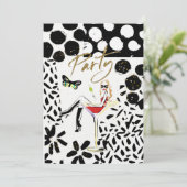 partijuitnodiging kaart (Staand voorkant)