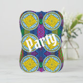 partijuitnodiging kaart (Staand voorkant)