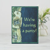 partijuitnodiging kaart (Staand voorkant)