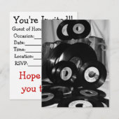 partijuitnodiging kaart (Voorkant / Achterkant)