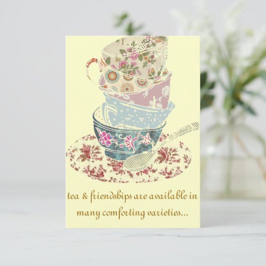 partijuitnodiging kaart (Staand voorkant)