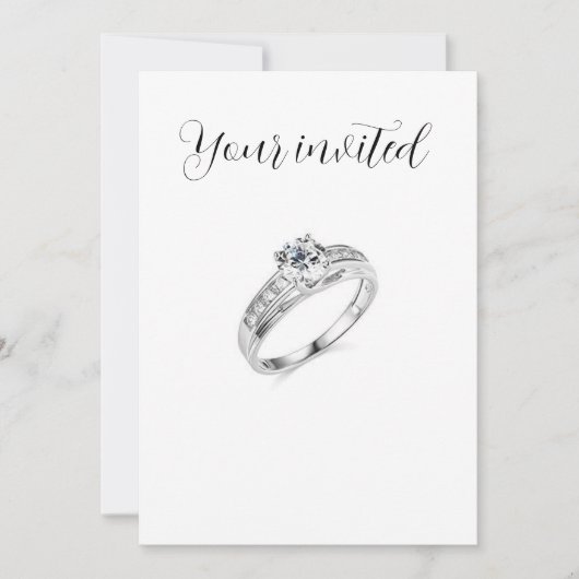 partijuitnodiging kaart (Voorkant)