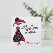 partijuitnodiging kaart (Staand voorkant)