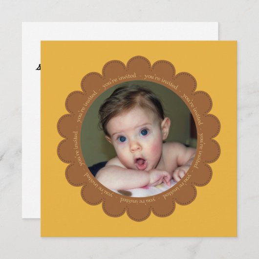 partijuitnodiging kaart (Voorkant / Achterkant)