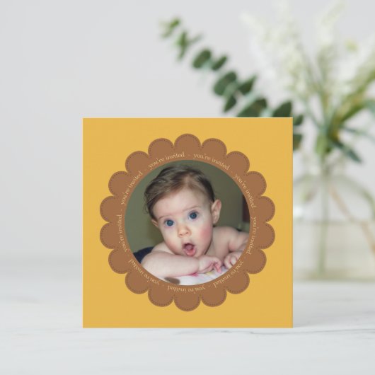 partijuitnodiging kaart (Staand voorkant)