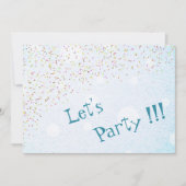 partijuitnodiging kaart (Voorkant)