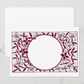 partijuitnodiging kaart (Voorkant / Achterkant)