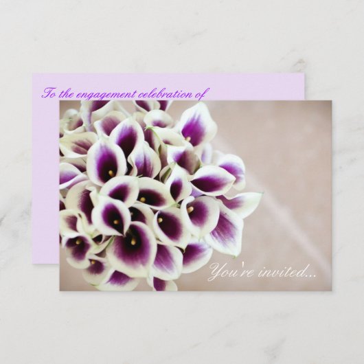 partijuitnodiging kaart (Voorkant / Achterkant)