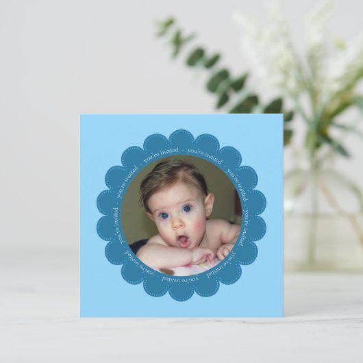 partijuitnodiging kaart (Staand voorkant)