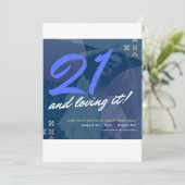 partijuitnodiging kaart (Staand voorkant)